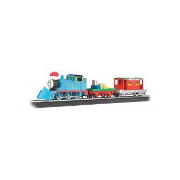 Bachmann Industries Bachmann BAC00755 HO Thomas Christmas Delivery Model Train Set with Moving Eyes BAC00755